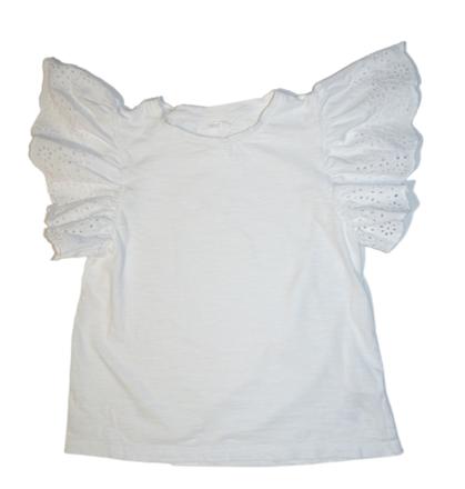 Next bílé bavlněné tričko vel. 140, next,140