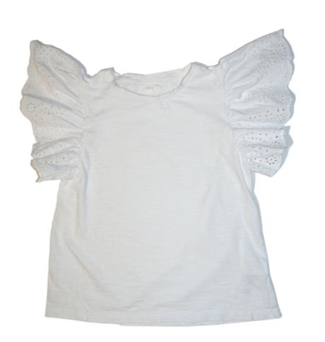 Next bílé bavlněné tričko vel. 140, next,140