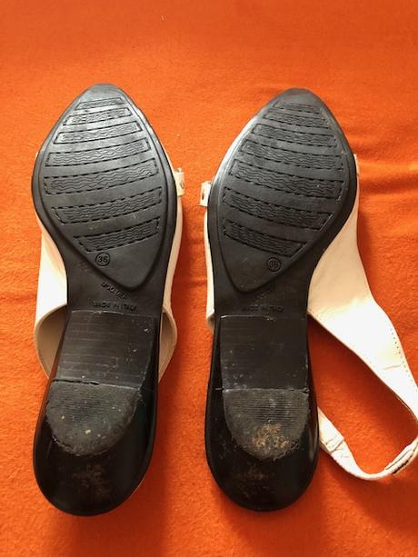 Bile kozene boty spicate bez podpadku bata 36, baťa,36