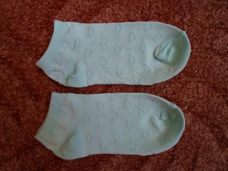 Modré tyrkysové nízké ponožky 2 páry, 31