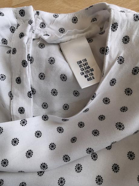 Šortkový overal h&m vel. 116, h&m,116