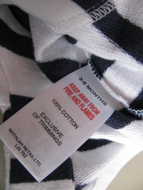 Letní námořnický modro bílý overal v.3-6 měs., matalan,68