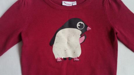 Dětský svetr, svetřík s tučňákem, vel.86/92, impidimpi,86
