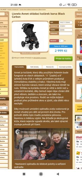 Sportovní kočárek. Máte s tímto zkušenost? Popř. s Joie?