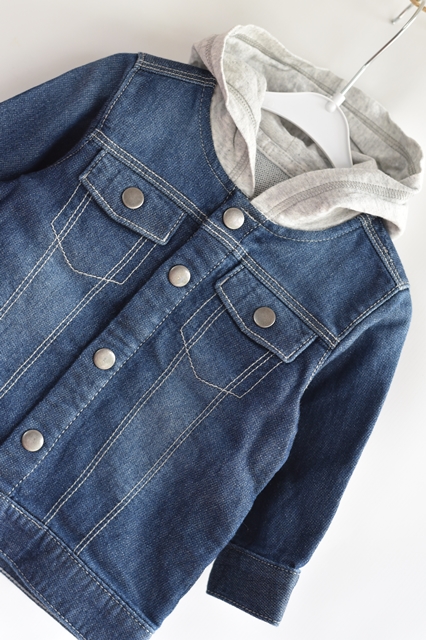 Džínová bunda vel. 3 - 6 m, george,68