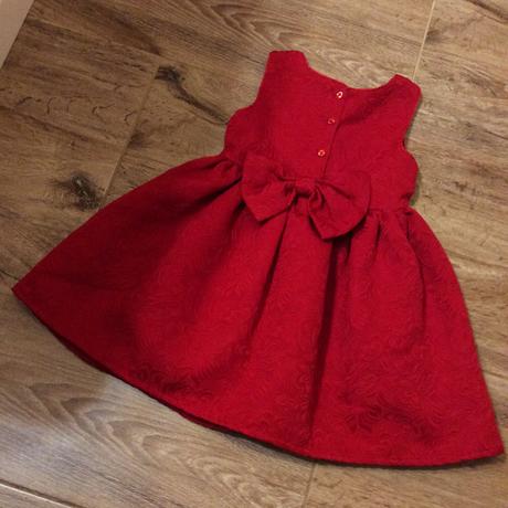 Bohaté slavnostní šaty s mašlí, primark,104