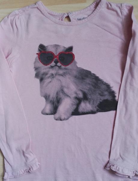 Triko & tričko s kočkou gap vel. 110/116, gap,110