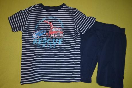 Krátké pyžamo v.122, bavlna, wolf,122