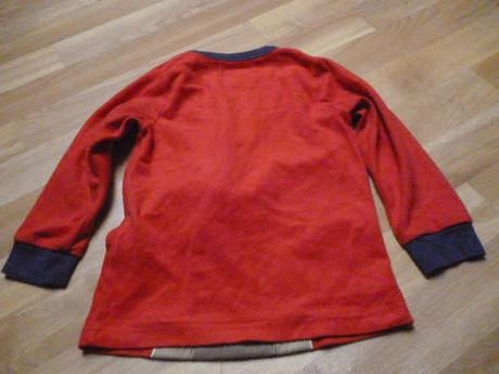 Vánoční mikina vel. 5-6 flís, 116