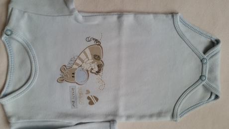 Kojenecké body s dlouhým rukávem, vel.56-62, 56