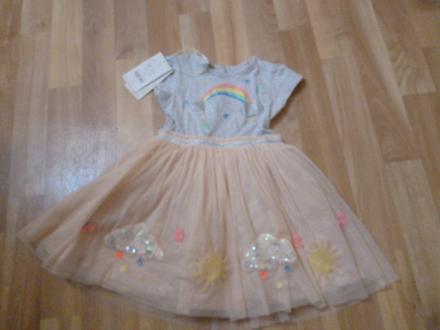 Nádherné šaty s tylem monsoon vel. 12-18 m, monsoon,80