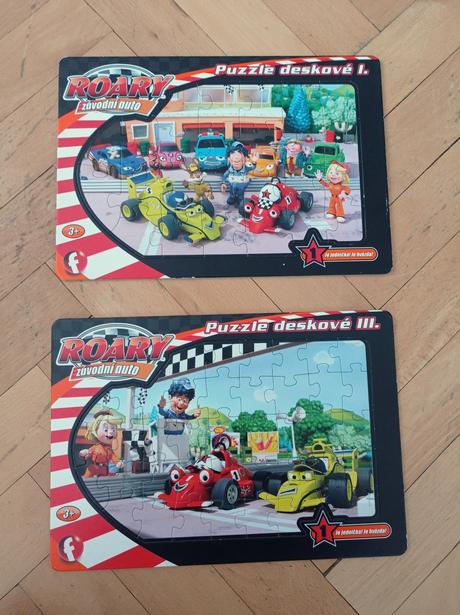 Puzzle - roary, závodní auto,