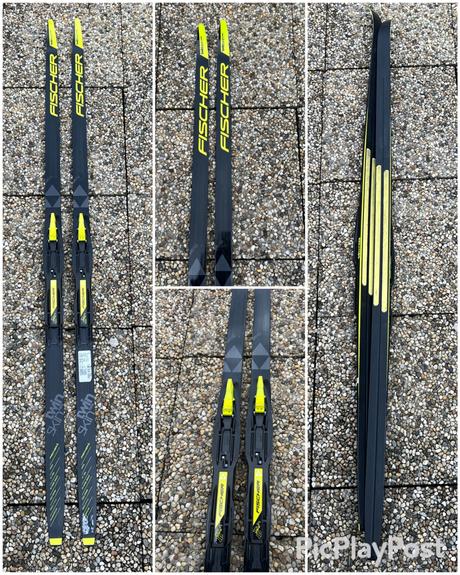 Dětské běžky fisher twin race skin 157 cm, fisher