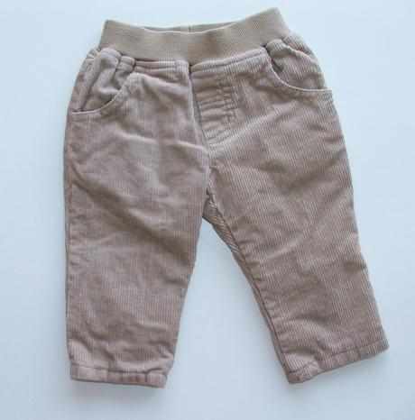 K631 podšité manšestráky vel. 62, 62