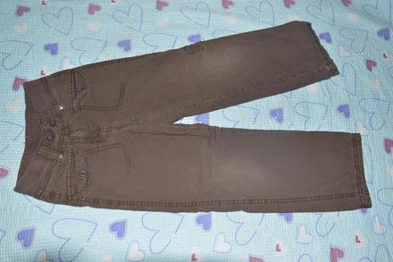 Hnědé oteplené kalhoty c&a palomino , c&a,122