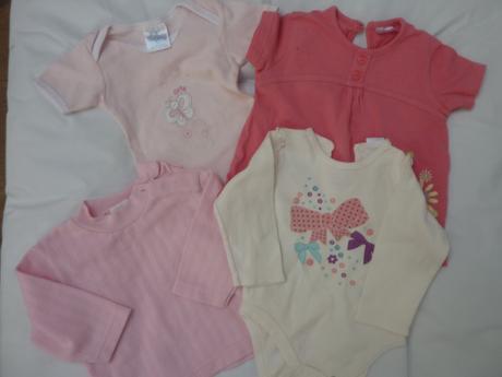 Mix oblečení na holčičku vel. 3-6 -  6ks, 68–80