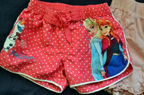 Tenké kraťasy frozen v.128 disney, disney,128