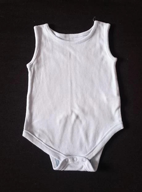 Vel. 80 modré body bez rukávů, 80