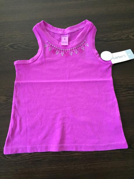 Carters neon fialkové tilko, carter's,104