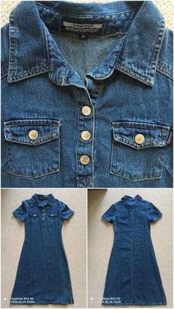 Šaty zn."timeout medium denim" vel."34", denim,34