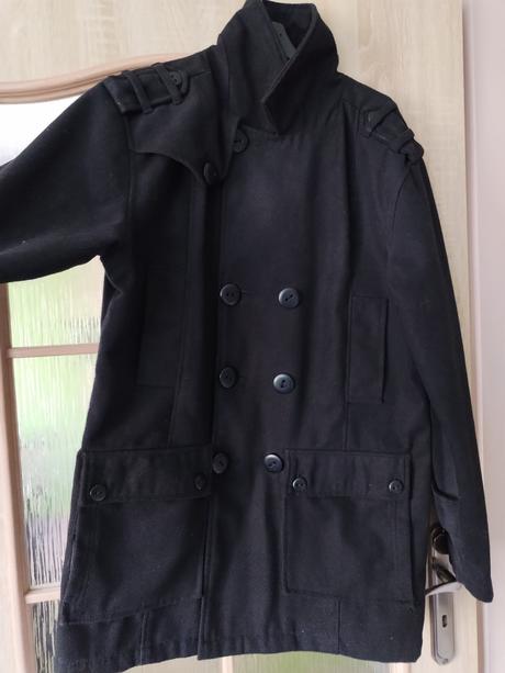 Pánský flaušový kabát m l, m