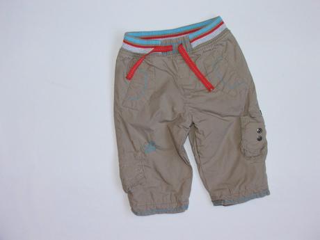J760 podšité plátěné kalhoty vel. 68, marks & spencer,68