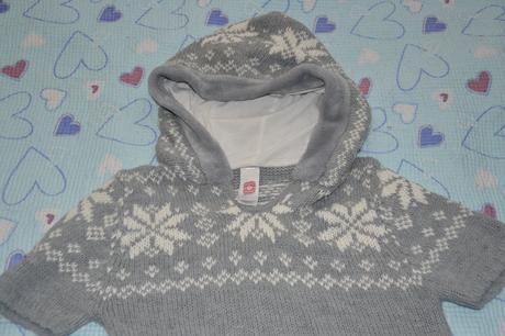 134 140 pletená teplá vesta, tunika, dlouhý svetr, c&a,140