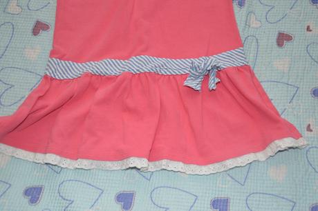 140 námořnické bavlněné šaty, tunika, 140