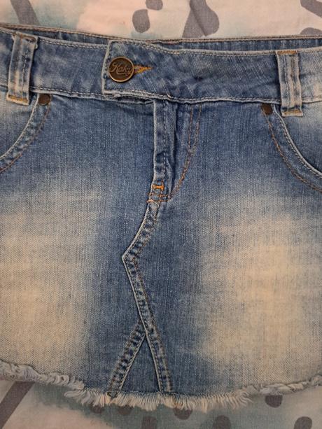 Džínová minisukně, xs