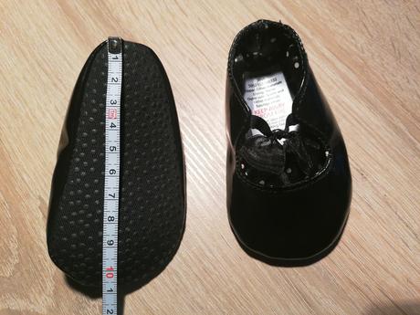 Capáčky - černé lakované baleriny, george,<17