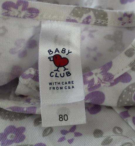 Tričko vel. 80, baby club,80