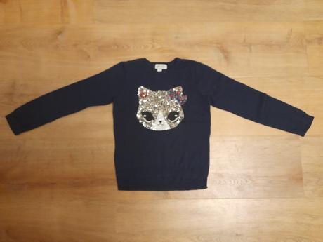 Svetr s flitry, h&m, vel 122/128, h&m,122