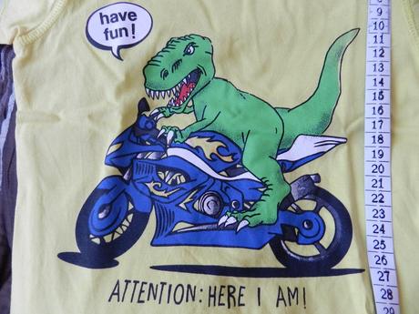 Tričko krátký rukáv dinomotorkář, dopodopo,98