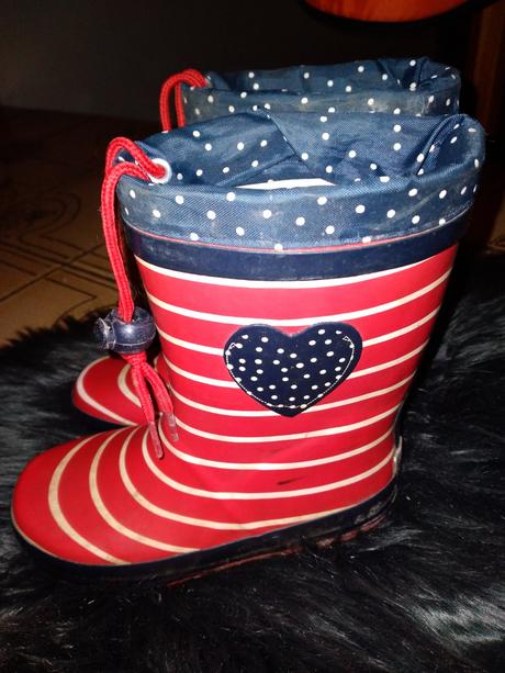 Dívčí gumáky srdíčko vel. 27, vnit.stélka 17 cm, 27