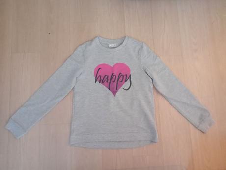 Mikina šedá srdce happy, coccodrillo,152