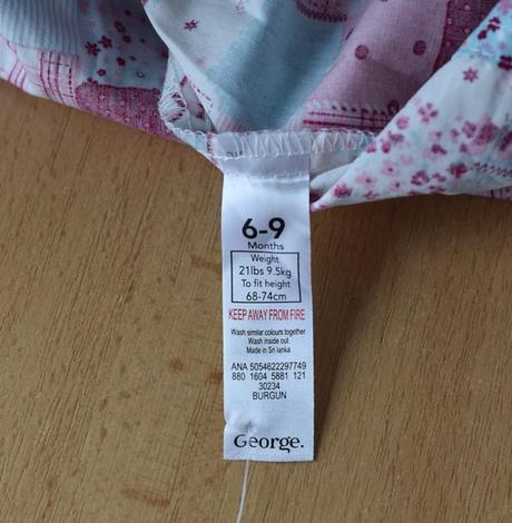 Šaty vel. 6 - 9 m, george,74