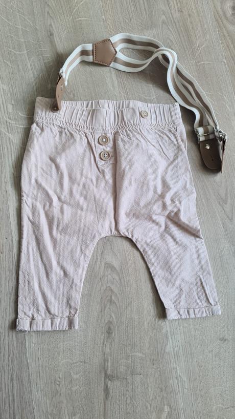 Chlapecké kalhoty + kšandy so cute 68, pepco,68