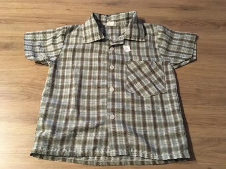 Kostkovaná košile krepová, 98