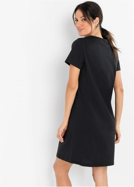 Černá noční košile pampeliška dámská vel. m, bonprix,m