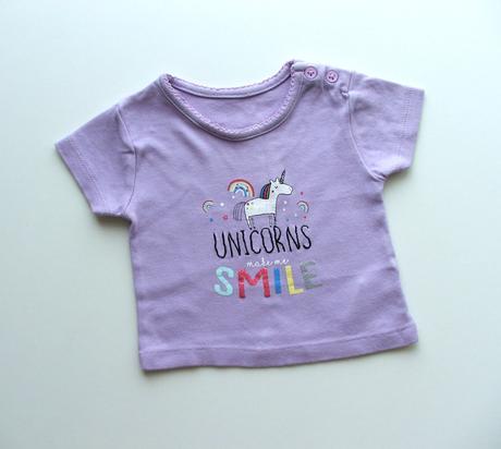 J898 tričko s jednorožcem vel. 62 / 68, primark,62