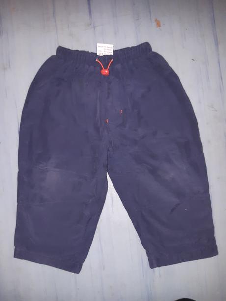 Šusťákové kalhoty, vel. 92, 2 kusy, early days,92