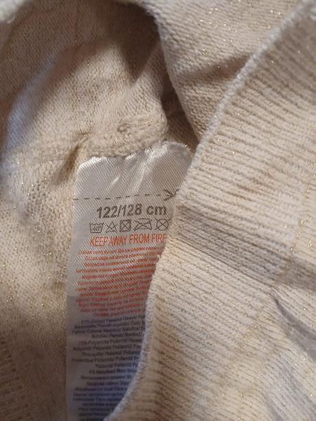 Zlaté punčocháče, vel. 122/128, 122