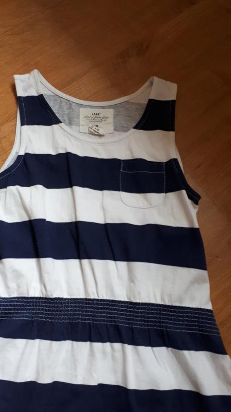 Námořnické pruhované šaty, h&m,134