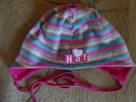 Bavlněná čepice s proužky, vel. 86, 86
