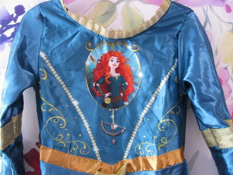 Kostým-šaty princezna rebelka, merida, 