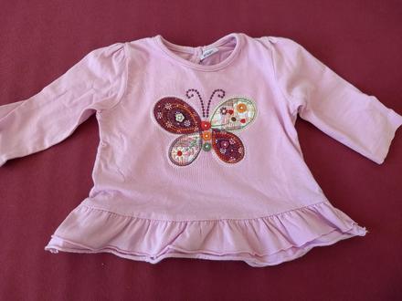 Triko/tunika s motýlem, f&f,68