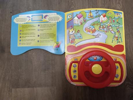 Zvuková knížka s volantem, hasičské auto, svojtka,