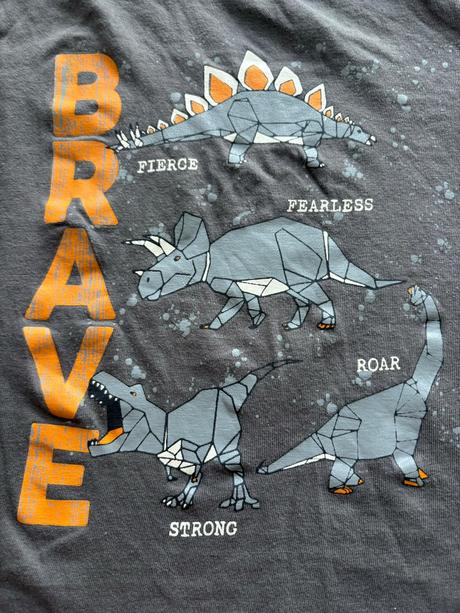 Triko šedo hnědé - v.5/6 let, primark,116