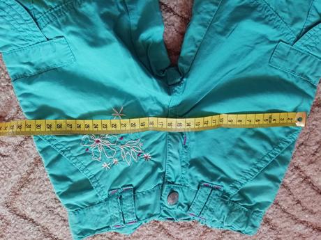 Luxusní tříčtvrteční kalhoty nové 98, 98