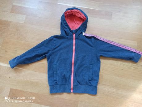 Šedá mikina s kapucí, pepco,110